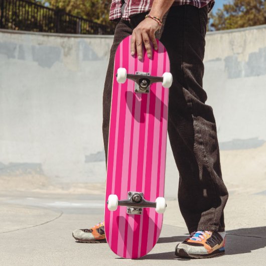 Skateboard Design Motif léger et rose chaud