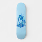Skateboard Design Orca bleu (Devant)
