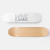 Skateboard Design simple, moderne, cool Love Connecticut (Horz)