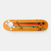 Skateboard Design simple orange (Horz)