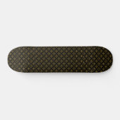 Skateboard Design traditionnel japonais1 -SHIPPO- Noir&Or (Horz)