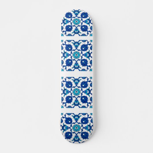 Skateboard Design turc ethnique bleu Souvenir (Devant)
