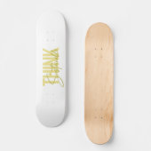 Skateboard Design urbain simple et moderne cool Pensez durabl (Recto)