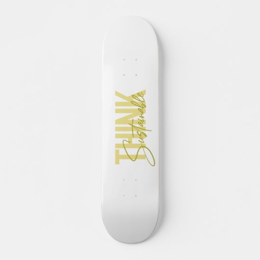 Skateboard Design urbain simple et moderne cool Pensez durabl (Devant)
