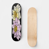 Skateboard Design vectoriel des fleurs de dessin (Recto)