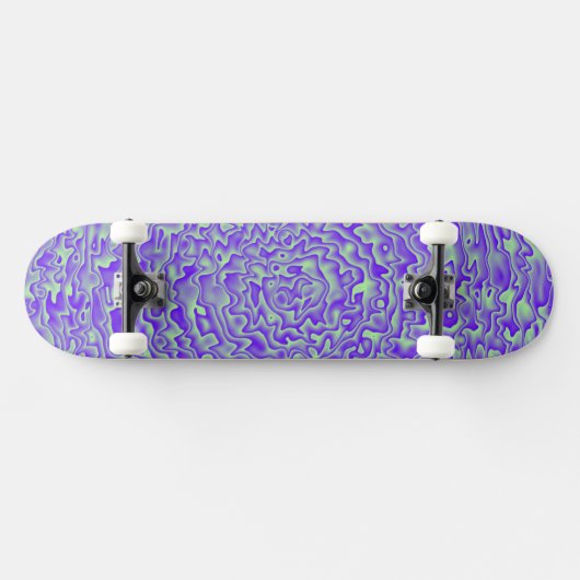 Skateboard Design vert et violet (Horz)