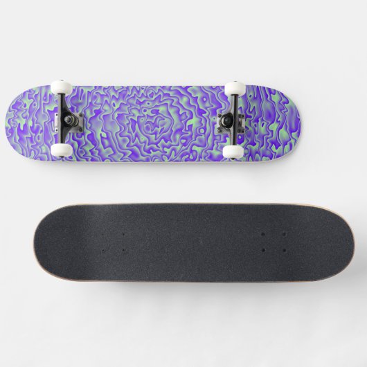 Skateboard Design vert et violet (Horz)