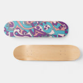 Skateboard Dessin abstrait moderne (Horz)