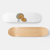 Skateboard dessin animé citrouille (Horz)