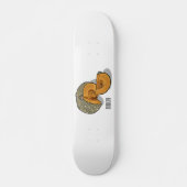 Skateboard dessin animé citrouille (Devant)