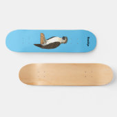 Skateboard dessin animé d'aigle des Philippines (Horz)