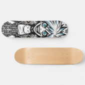 Skateboard dessin animé joyeux art original blu_eyes black_a (Horz)