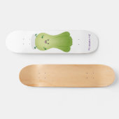 Skateboard dessin animé mignon de bok choy (Horz)