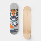 Skateboard Dessin animé Tiger (Recto)