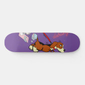 Skateboard Dessin Cool Décontracté chien unsex Basket deux co (Horz)