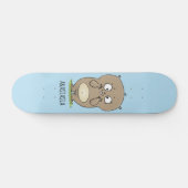 Skateboard Dessin d'adorable hamster (Horz)
