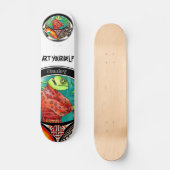 Skateboard Dessin d'art de Chameleon (Recto)