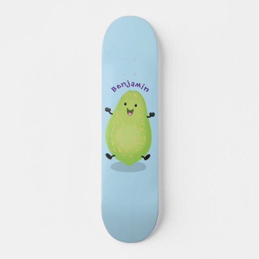 Skateboard dessin de la patte papaye de Cute kawaii (Devant)