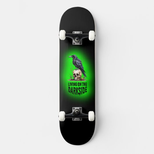 Skateboard Dessin de Skull Crow Skboard (Recto)