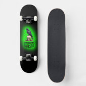 Skateboard Dessin de Skull Crow Skboard (Recto)