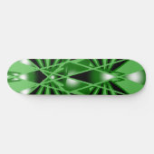 Skateboard Dessin en perspective de fond couleur dégradé vert (Horz)