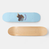 Skateboard dessin humoristique d'aigle royal (Horz)