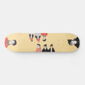 Skateboard Dessin moderne simple des jeunes cool (Horz)