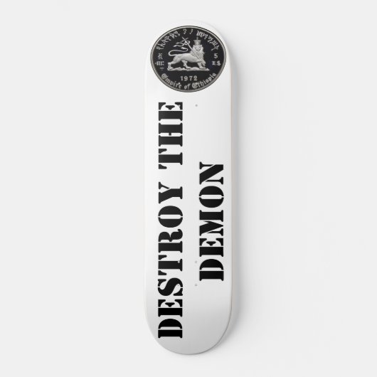 Skateboard DÉTRUISER LE Patinage DEMON (Recto)