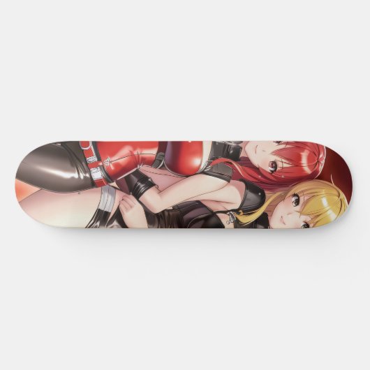 Skateboard Deux Filles Anime (Horz)