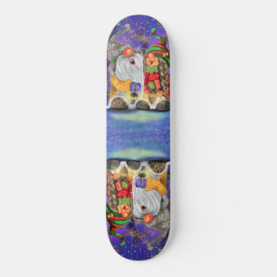 Skateboard Deux Gnomes Enchaînés chantant Bonne Chanson De No