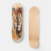 Skateboard deux lions (Recto)