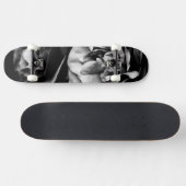 Skateboard deux roses (Horz)