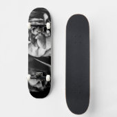 Skateboard deux roses (Recto)