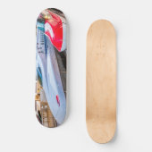 Skateboard Deux Shinkansen à la gare de Tokyo (Recto)