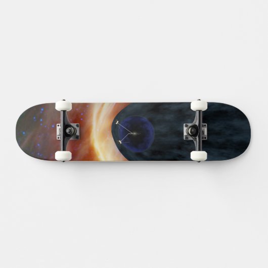 Skateboard Deux Voyageurs Spacecraft Explorer L'Espace Turbul (Horz)