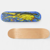skateboard Devil et Gold Bull (Horz)