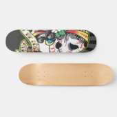 Skateboard Dia de los Muertos (Horz)