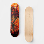 Skateboard Diable foncé (Recto)