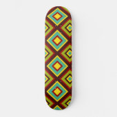 Skateboard Diagonales multicolores (Recto)