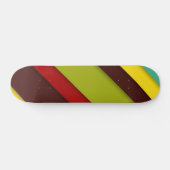Skateboard Diagonales multicolores (Horz)