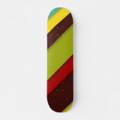 Skateboard Diagonales multicolores (Devant)