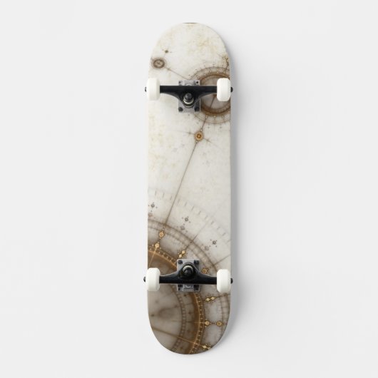 Skateboard Diagramme nautique antique, grunge (Recto)