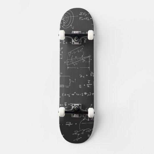 Skateboard Diagrammes et formules de physique (Recto)