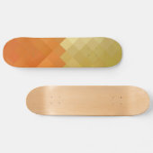 Skateboard Diamant jaune et orange Motif sans couture (Horz)