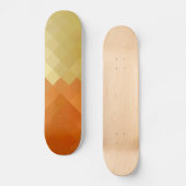 Skateboard Diamant jaune et orange Motif sans couture (Recto)