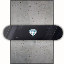 Diamant luxueux sur fond noir élégant