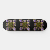 Skateboard Diamants d'améthyste violet Emeralds bijoux (Horz)