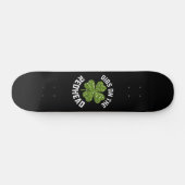 Skateboard Dibs On The Redhead St Patrick's Day Shamrock (Horz)
