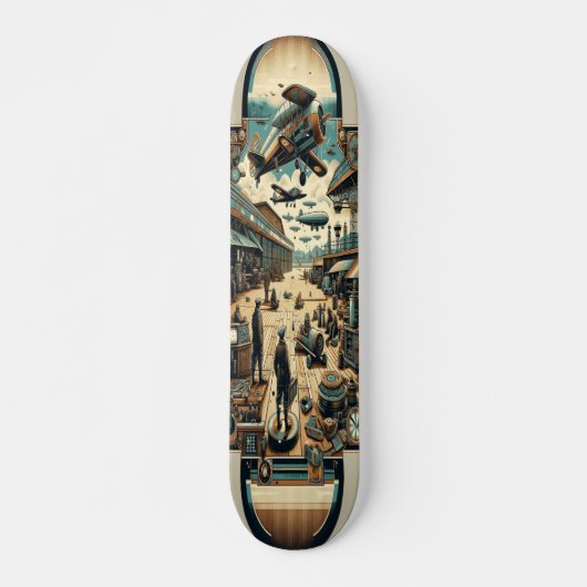 Skateboard "Dieselpunk Airfield Deck" (Devant)