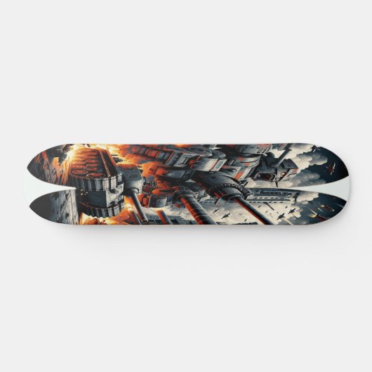 Skateboard "Dieselpunk Mech Warfare Deck" (Horz)